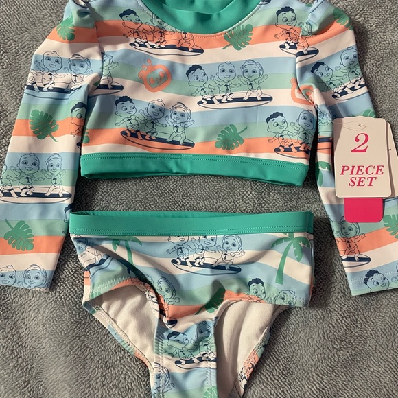 CoComelon Other - CoComelon 2-piece Kids Swim Set with -18M -NWT